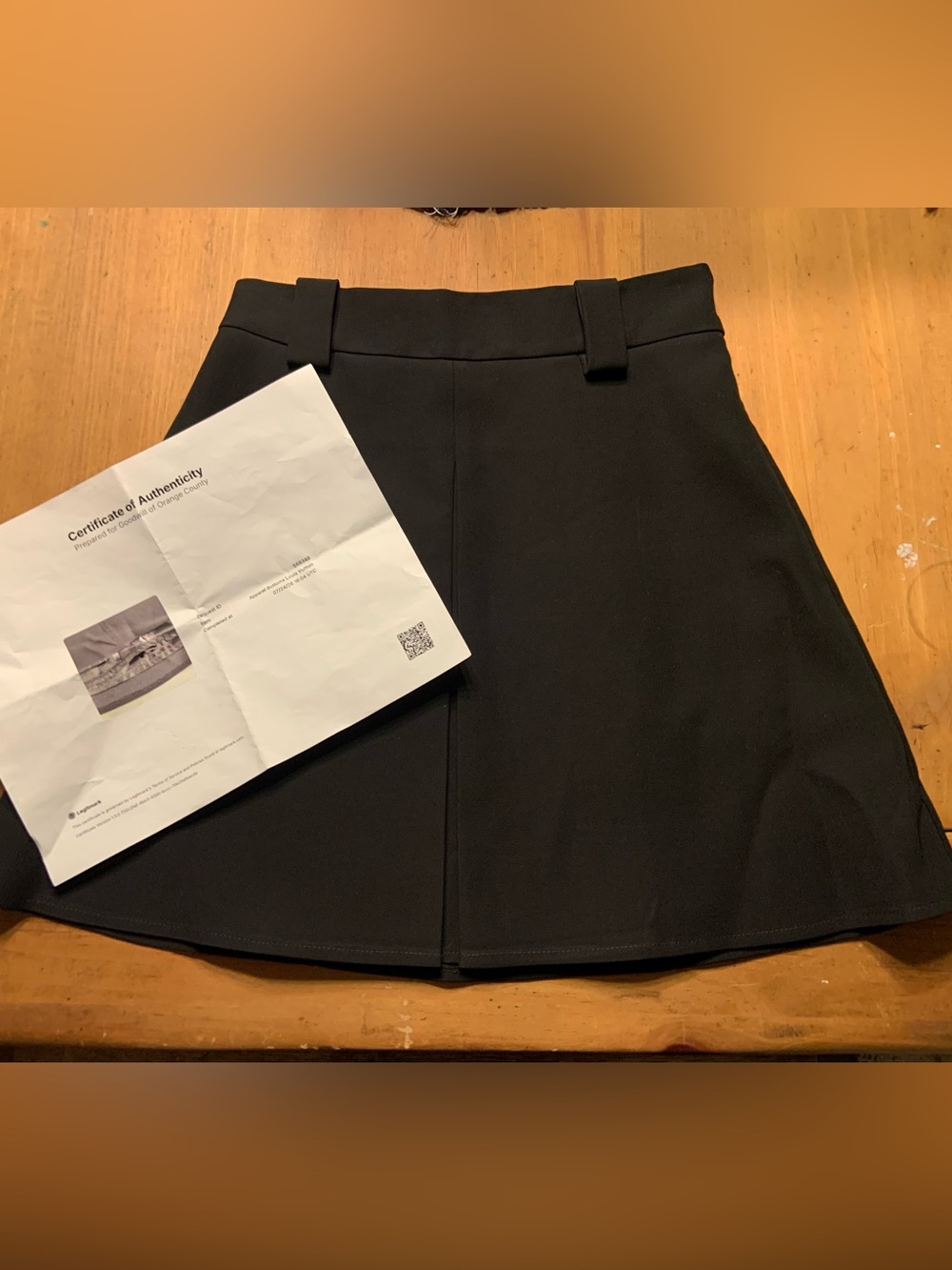 Louis Vuitton Black A-Line Mini Skirt - Women 34